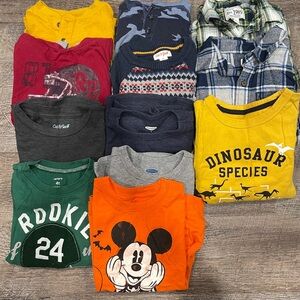 4T boys long sleeve lot